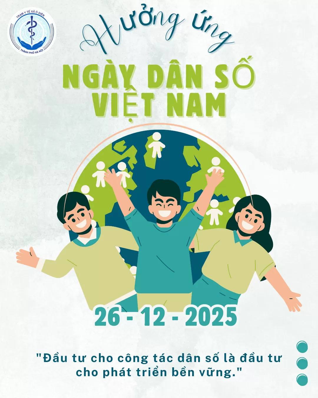 HƯỞNG ỨNG THÁNG HÀNH ĐỘNG QUỐC GIA VỀ DÂN SỐ VÀ NGÀY DÂN SỐ VIỆT NAM (26/12)