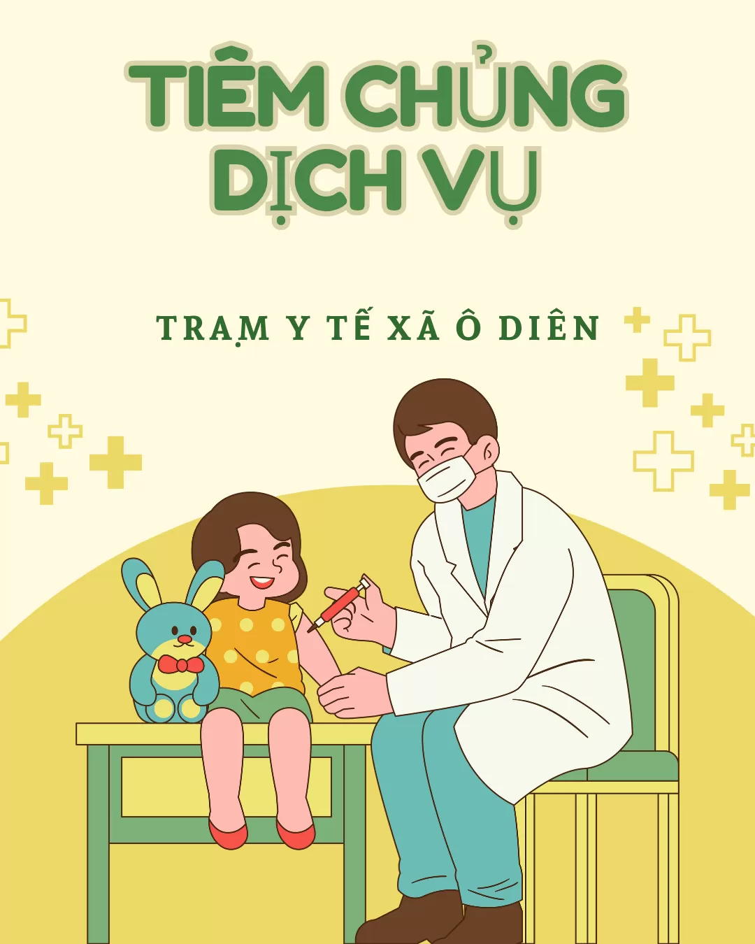 TIÊM CHỦNG DỊCH VỤ – TRẠM Y TẾ XÃ Ô DIÊN