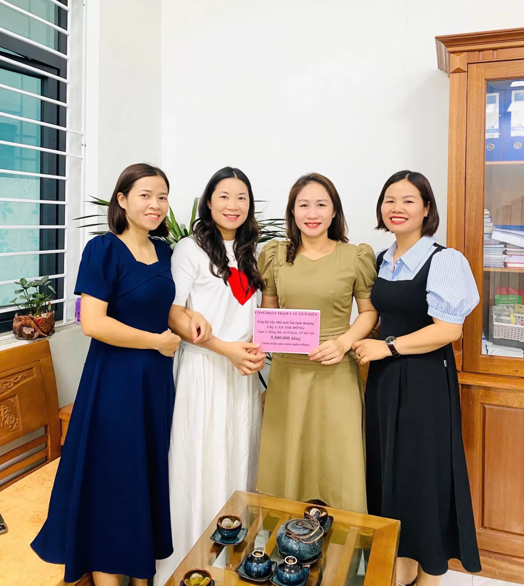 CÔNG ĐOÀN TRẠM Y TẾ XÃ Ô DIÊN CHUNG TAY HỖ TRỢ XÂY DỰNG MÁI ẤM TÌNH THƯƠNG