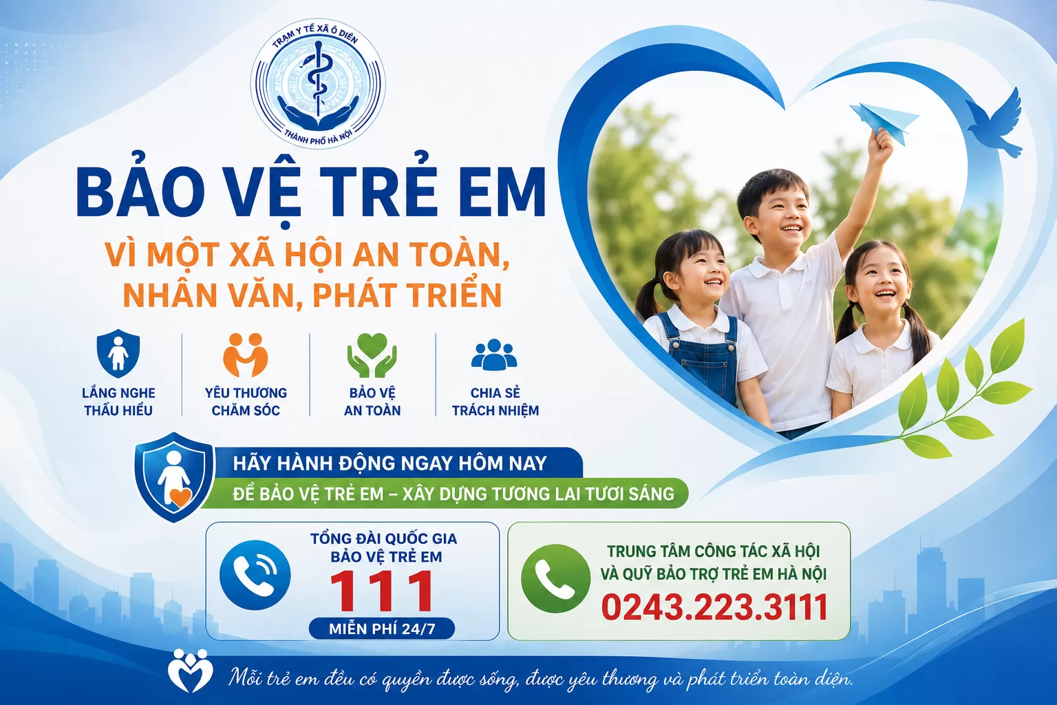 CHUNG TAY XÂY DỰNG MÔI TRƯỜNG AN TOÀN CHO TRẺ EM TRÊN KHÔNG GIAN MẠNG