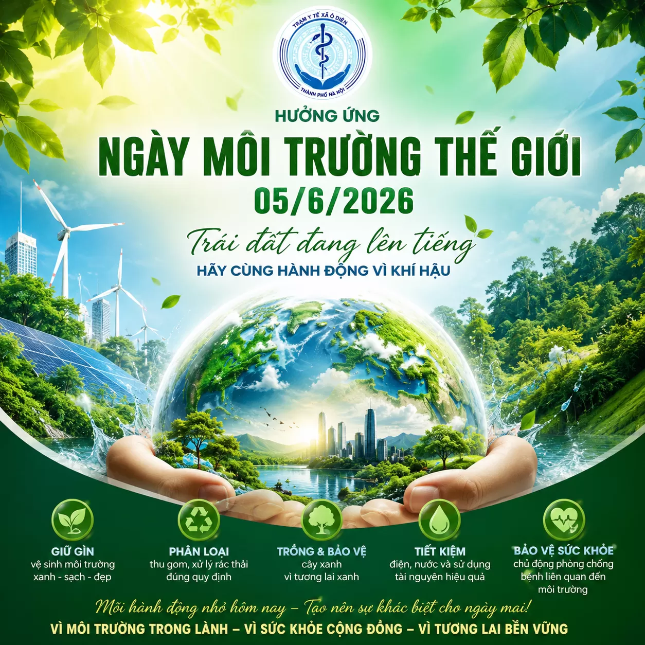 TRÁI ĐẤT ĐANG LÊN TIẾNG – HÃY CÙNG HÀNH ĐỘNG VÌ KHÍ HẬU