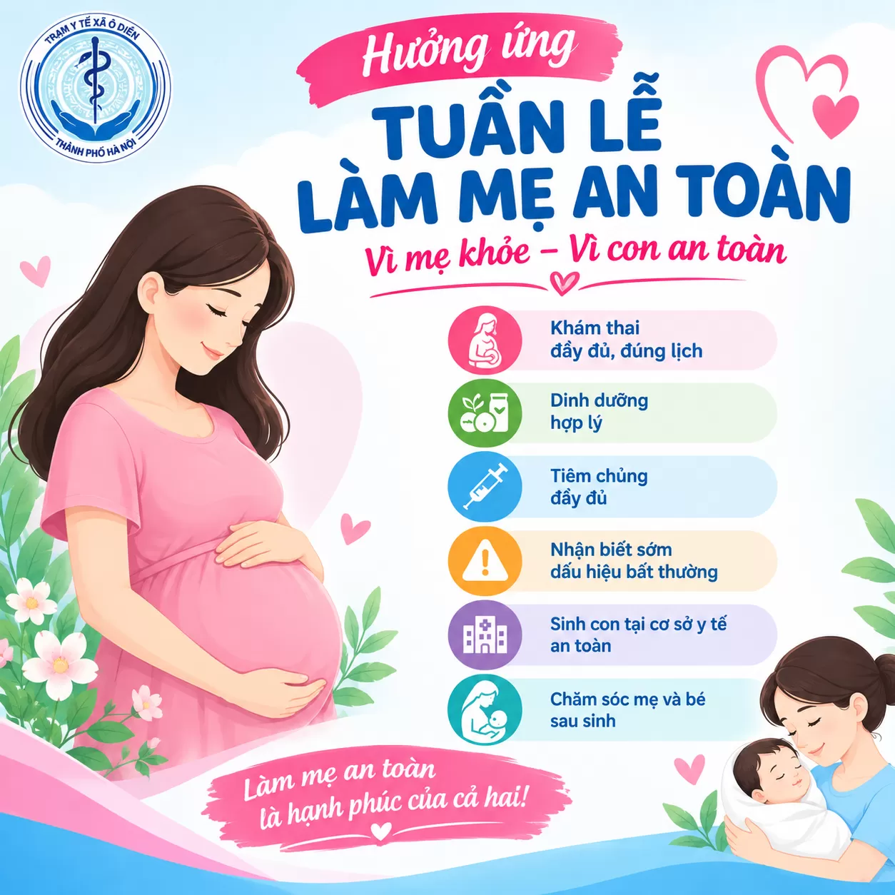 HƯỞNG ỨNG TUẦN LỄ LÀM MẸ AN TOÀN