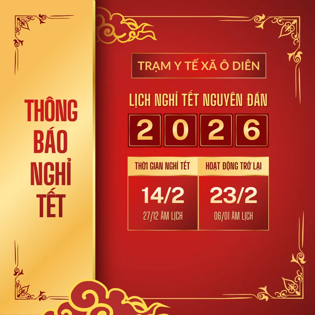 THÔNG BÁO NGHỈ TẾT