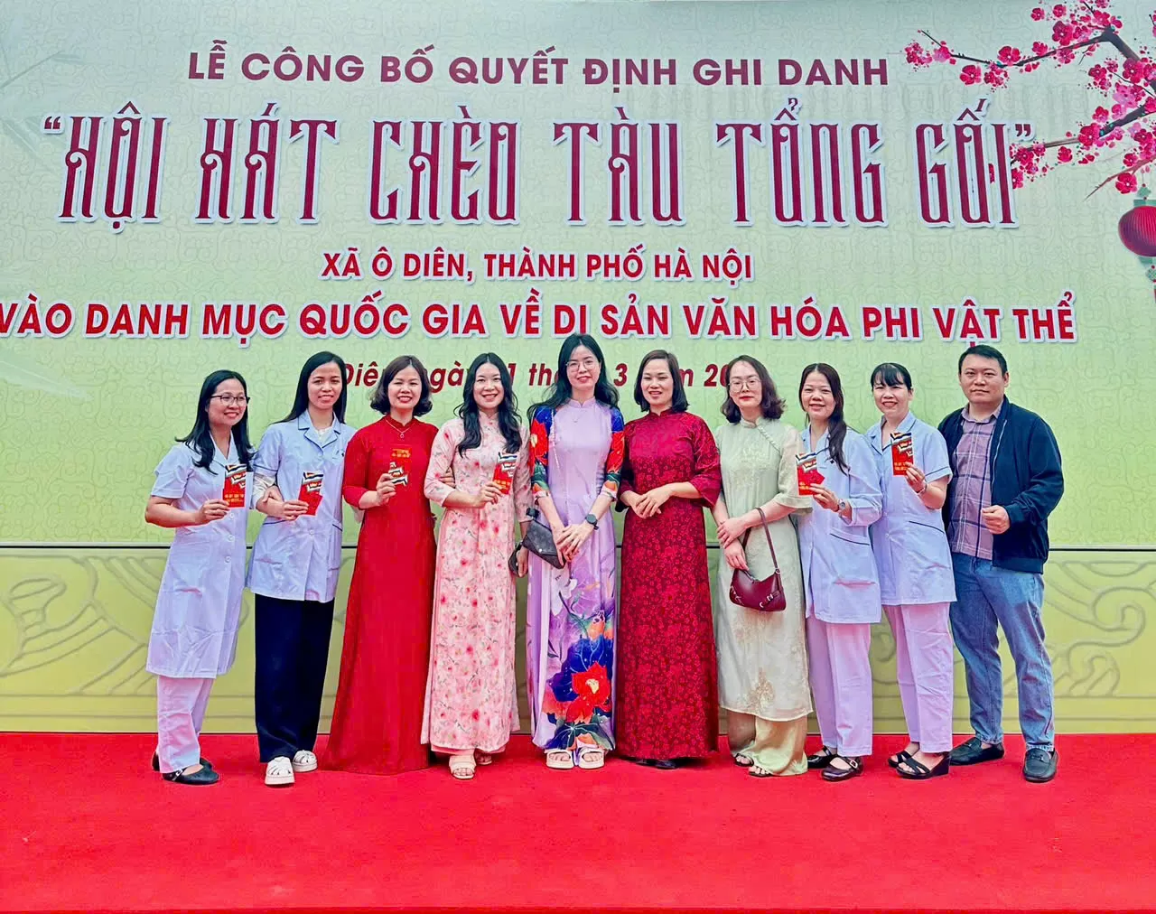 TRẠM Y TẾ XÃ Ô DIÊN TRIỂN KHAI HIỆU QUẢ CÔNG TÁC ĐẢM BẢO Y TẾ VÀ AN TOÀN THỰC PHẨM TẠI LỄ CÔNG BỐ GHI DANH “HỘI HÁT CHÈO TÀU TỔNG GỐI”