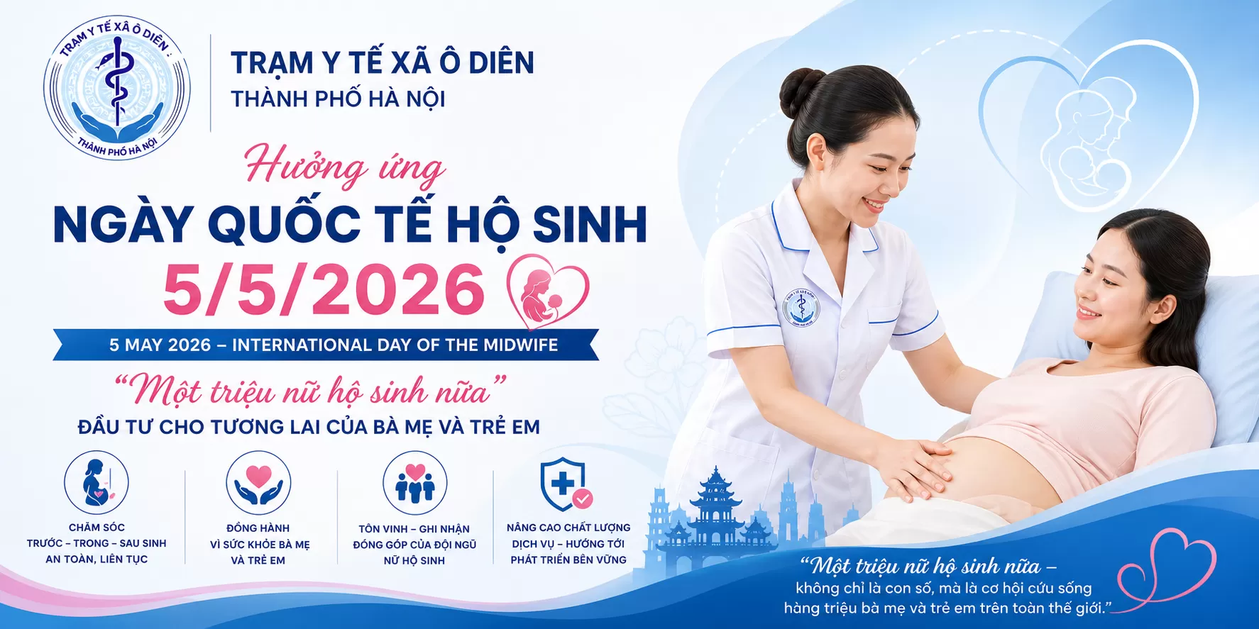 MỘT TRIỆU NỮ HỘ SINH NỮA – GỬI TRỌN YÊU THƯƠNG NƠI SỰ SỐNG BẮT ĐẦU