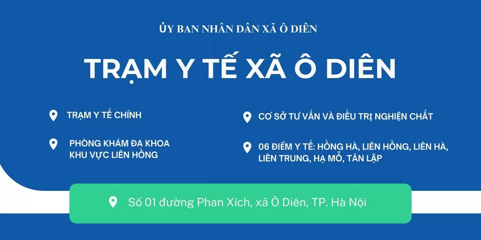 CÔNG BỐ QUYẾT ĐỊNH THÀNH LẬP TRẠM Y TẾ XÃ Ô DIÊN