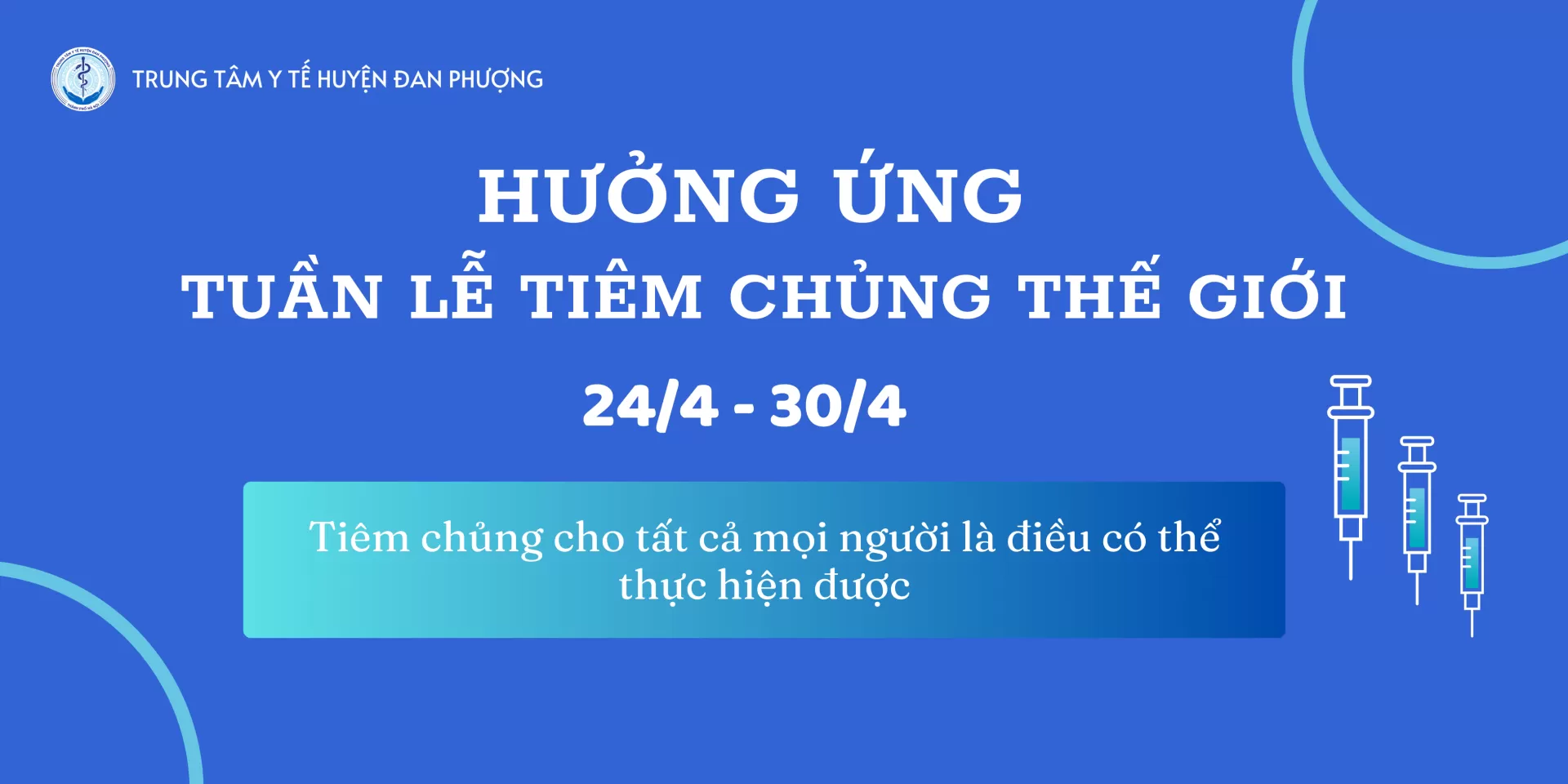 Tuần lễ Tiêm chủng Thế giới 2025: “Tiêm chủng cho tất cả mọi người là điều có thể thực hiện được”